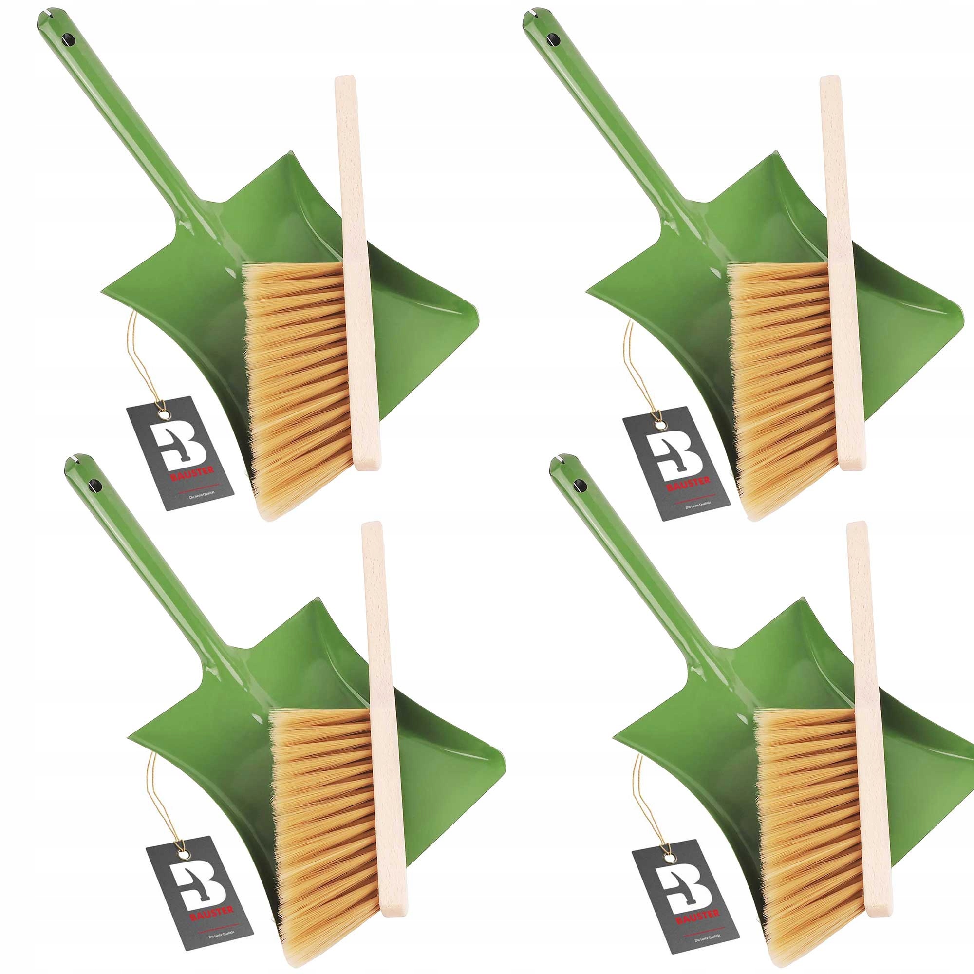 Levně 4 X Lopatka Na Odpadky A Zametač Štětin Smeták