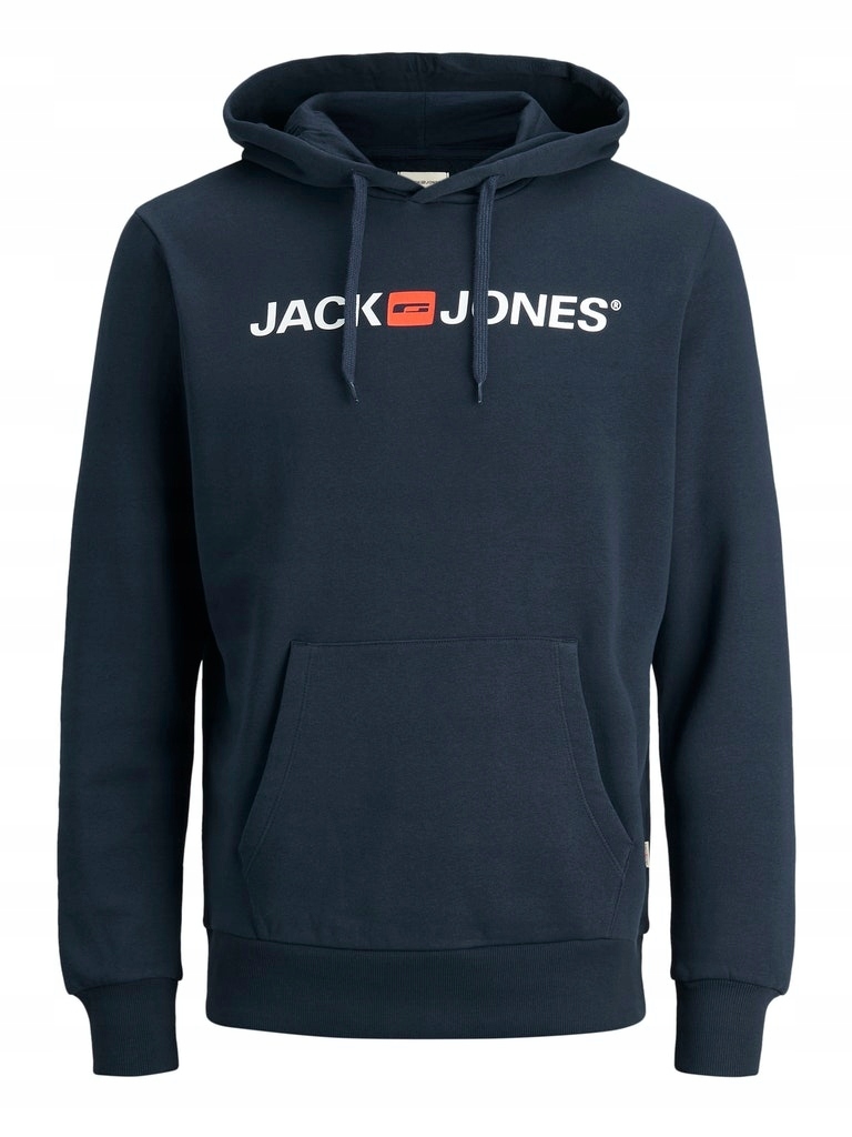 Jack And Jones Tmavě Modrá Mikina S Kapucí A Dlouhým Rukávem L 6BA