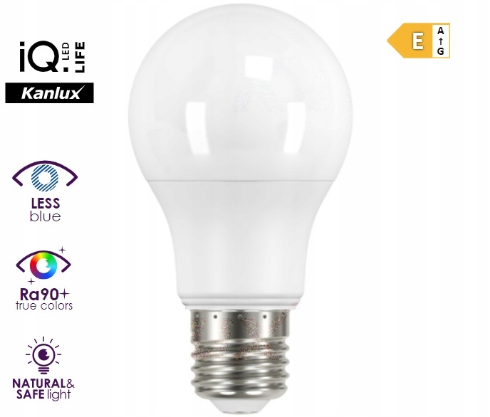 

Żarówka Kanlux Iq-led Life A60 7,2W=62W-NW Premium