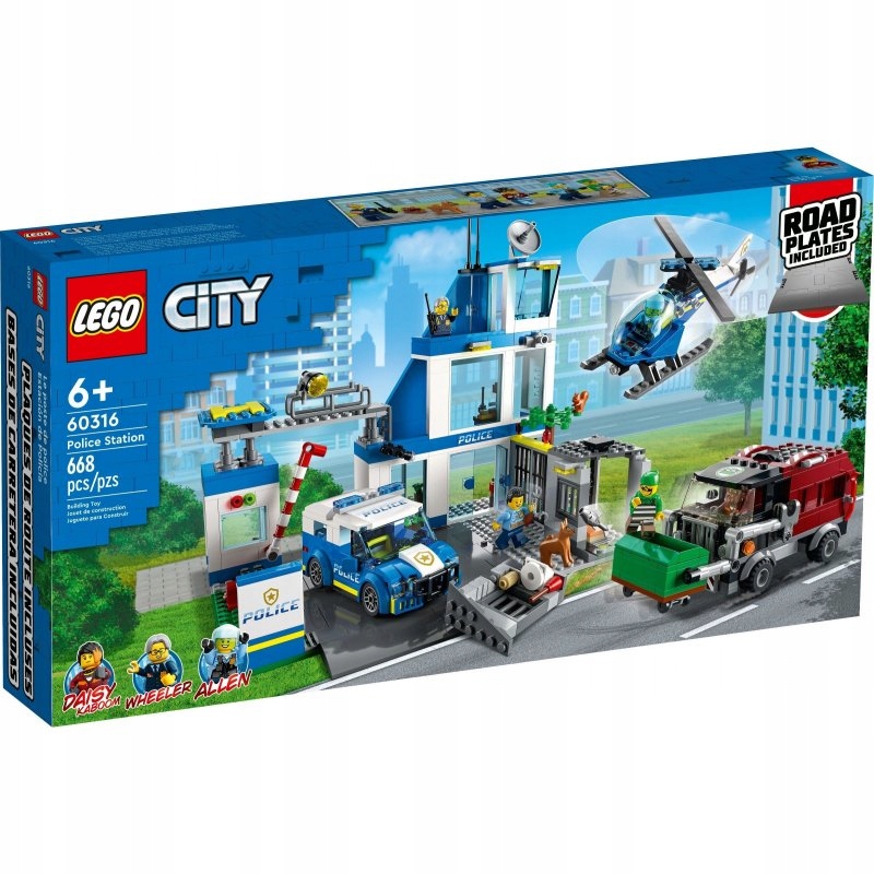 Lego City Klocki 60316 Posterunek policji