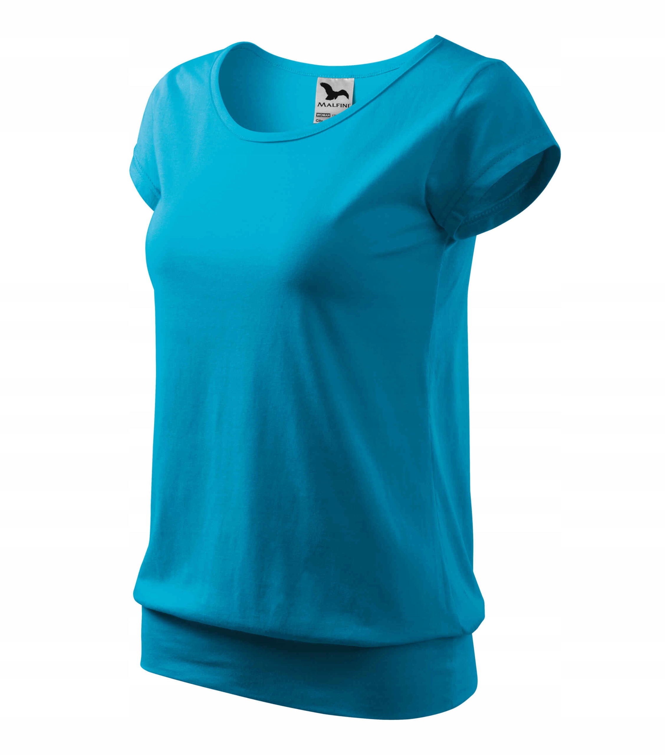 

Damska koszulka T-shirt Malfini City turkus M