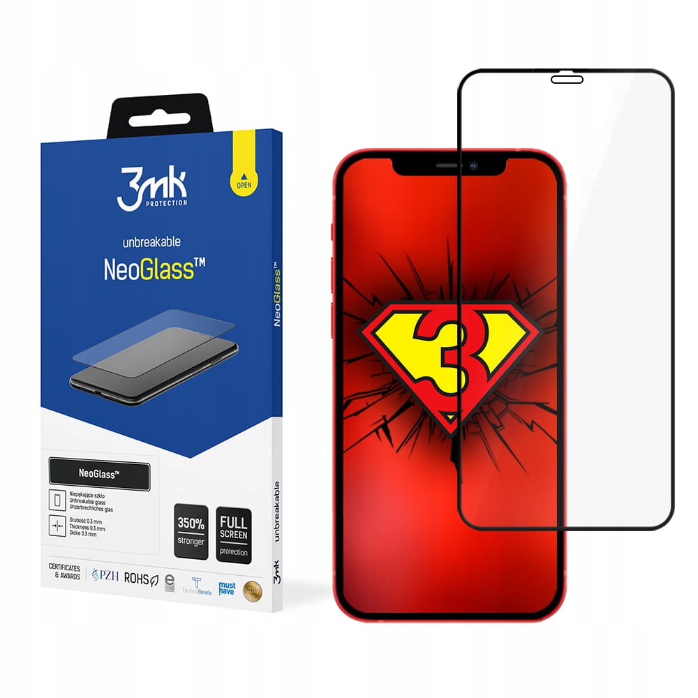 

Szkło na cały ekran do iPhone 12 Mini 3mk NeoGlass