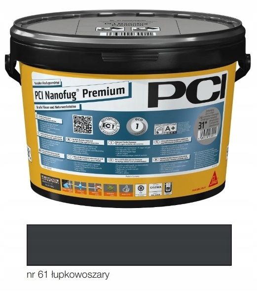 Pci Nanofug Premium 5kg břidlicově šedá spárovací hmota č.