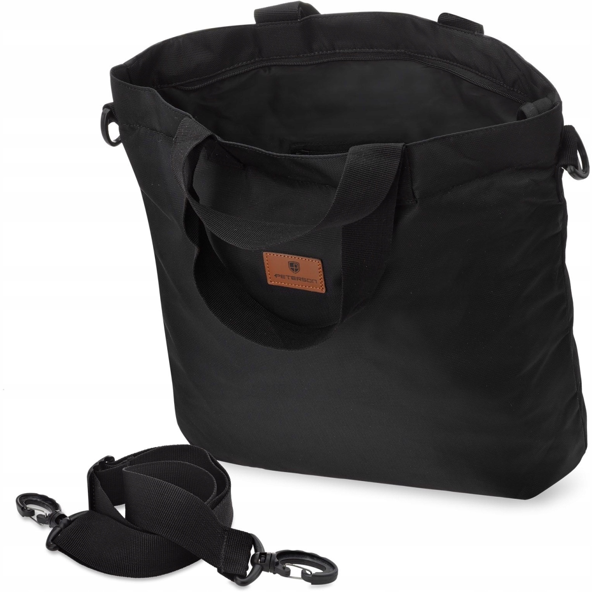 Torba Damska Peterson Miejska Duża Torebka Pojemna SHOPPER Z Kieszonkami A4 EAN (GTIN) 5905054524760