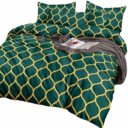 

Pościel 200x220 Bawełniana 2 Poszewki Nowe