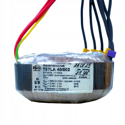 Tstla 40/002 Toroidní síťový transformátor Audio Indel