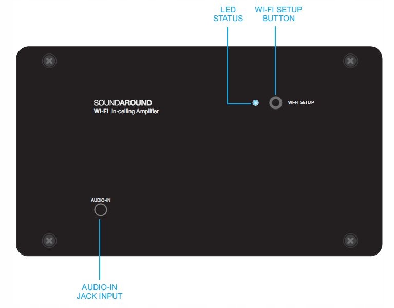 Kbsound In Wall Radio internetowe z wifi aux Model Soundaround