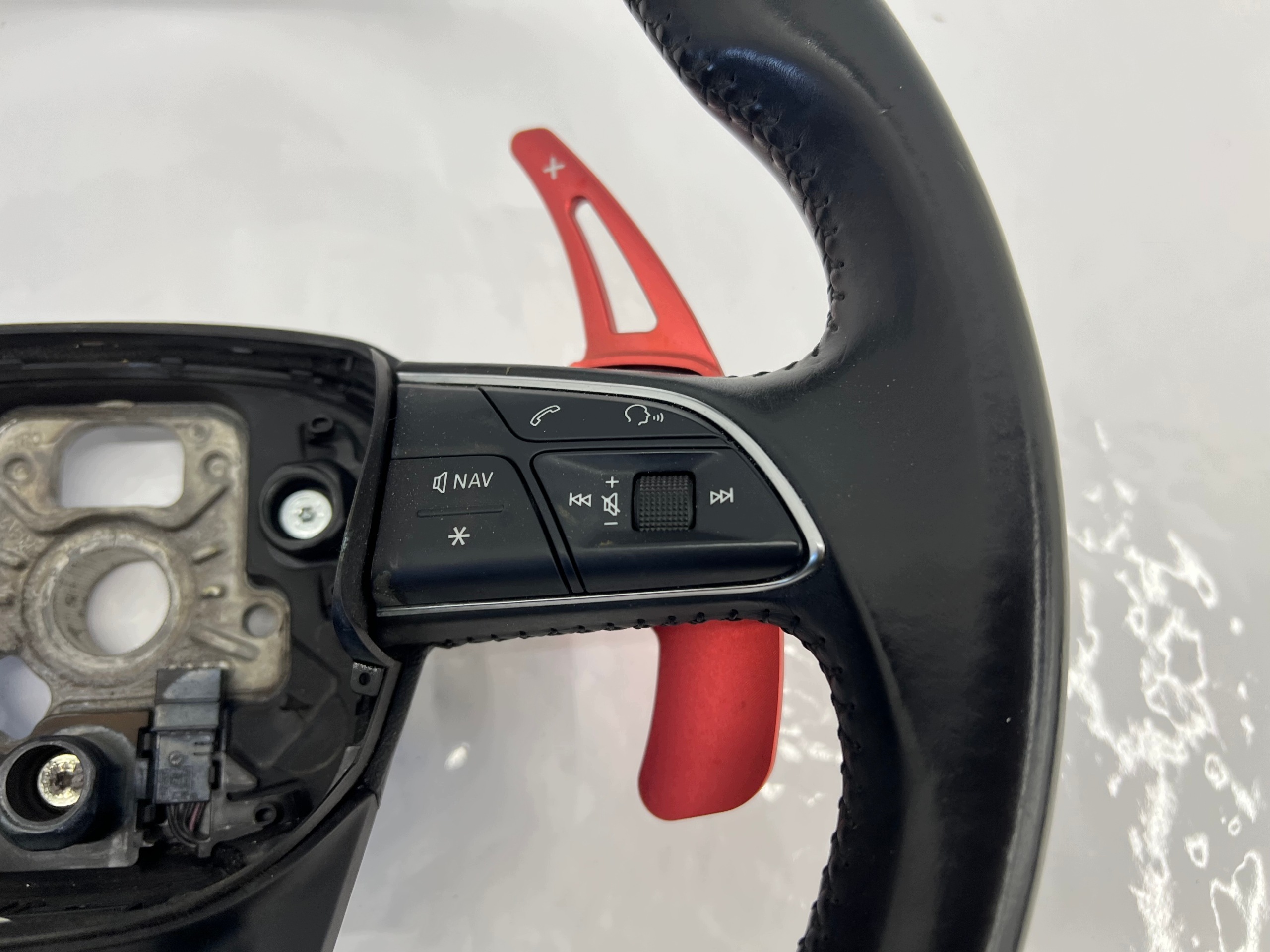 steering wheel, leather with shifting AUDI A4 B9 8W 8W0419091AP
