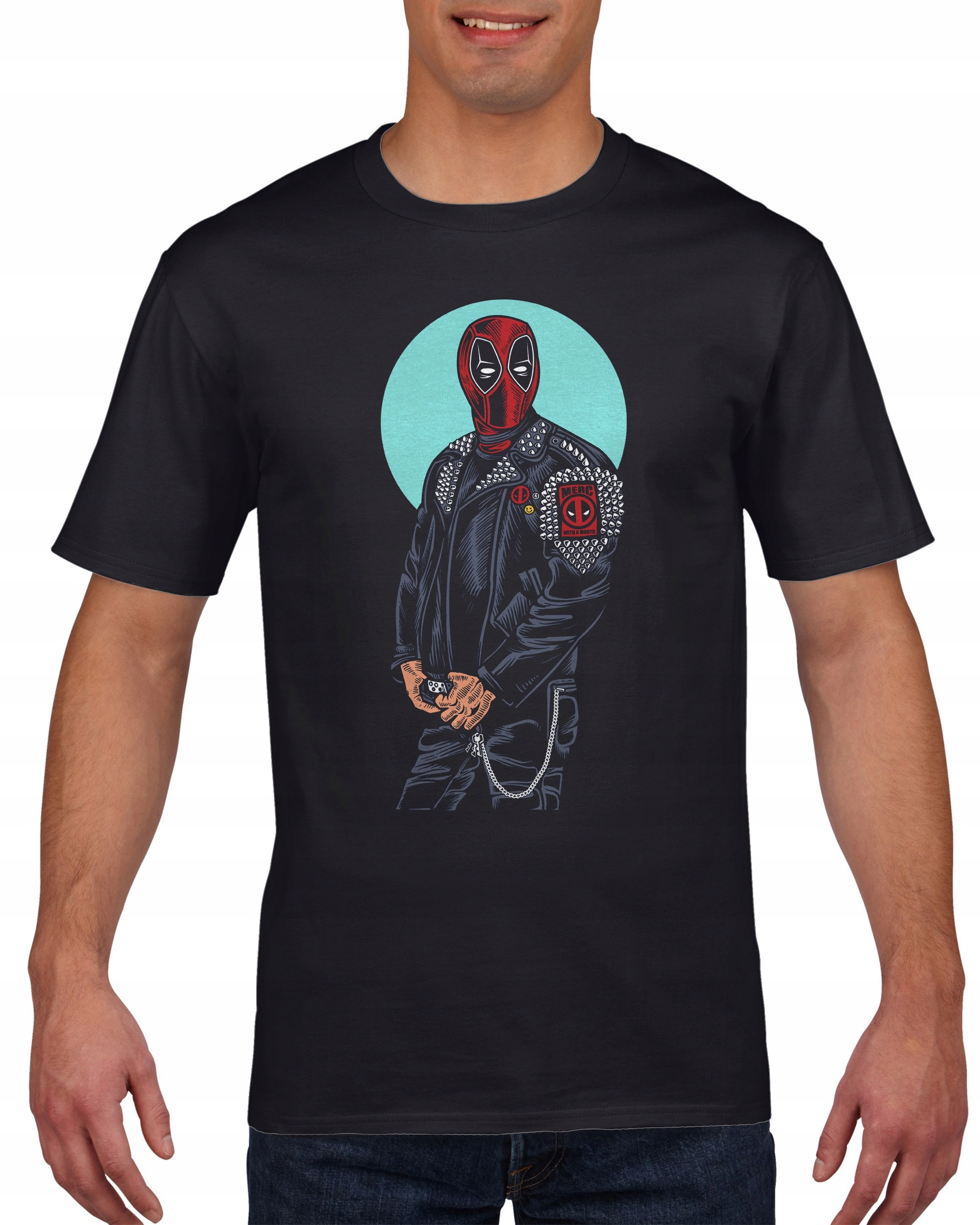 

Koszulka męska Punk Deadpool c XXL