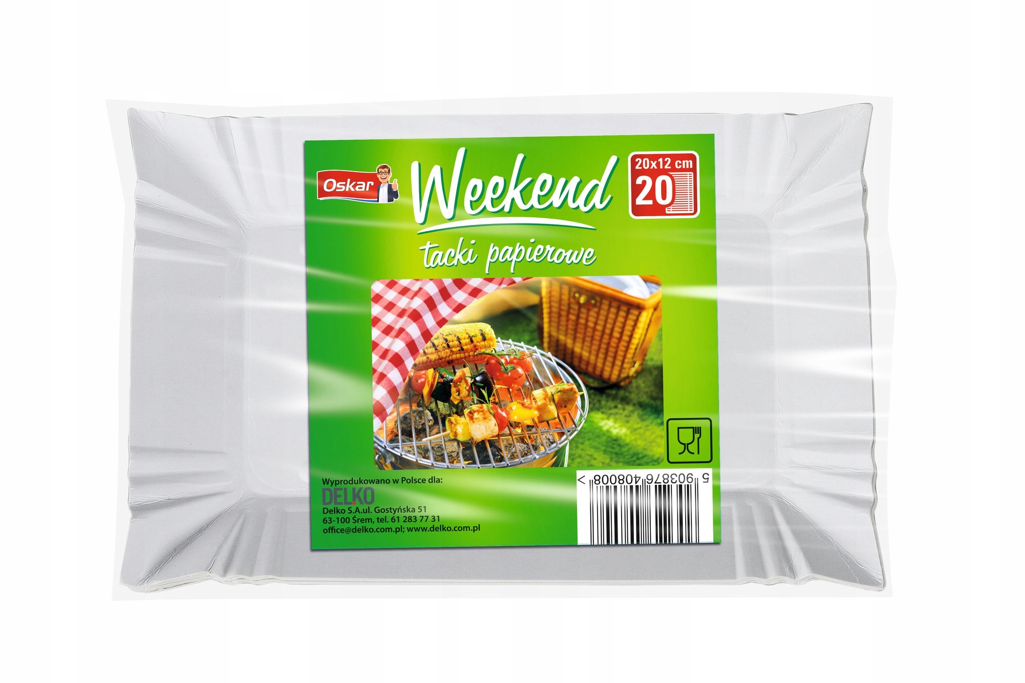 

Oskar, Weekend Tacki tekturowe, 20 sztuk