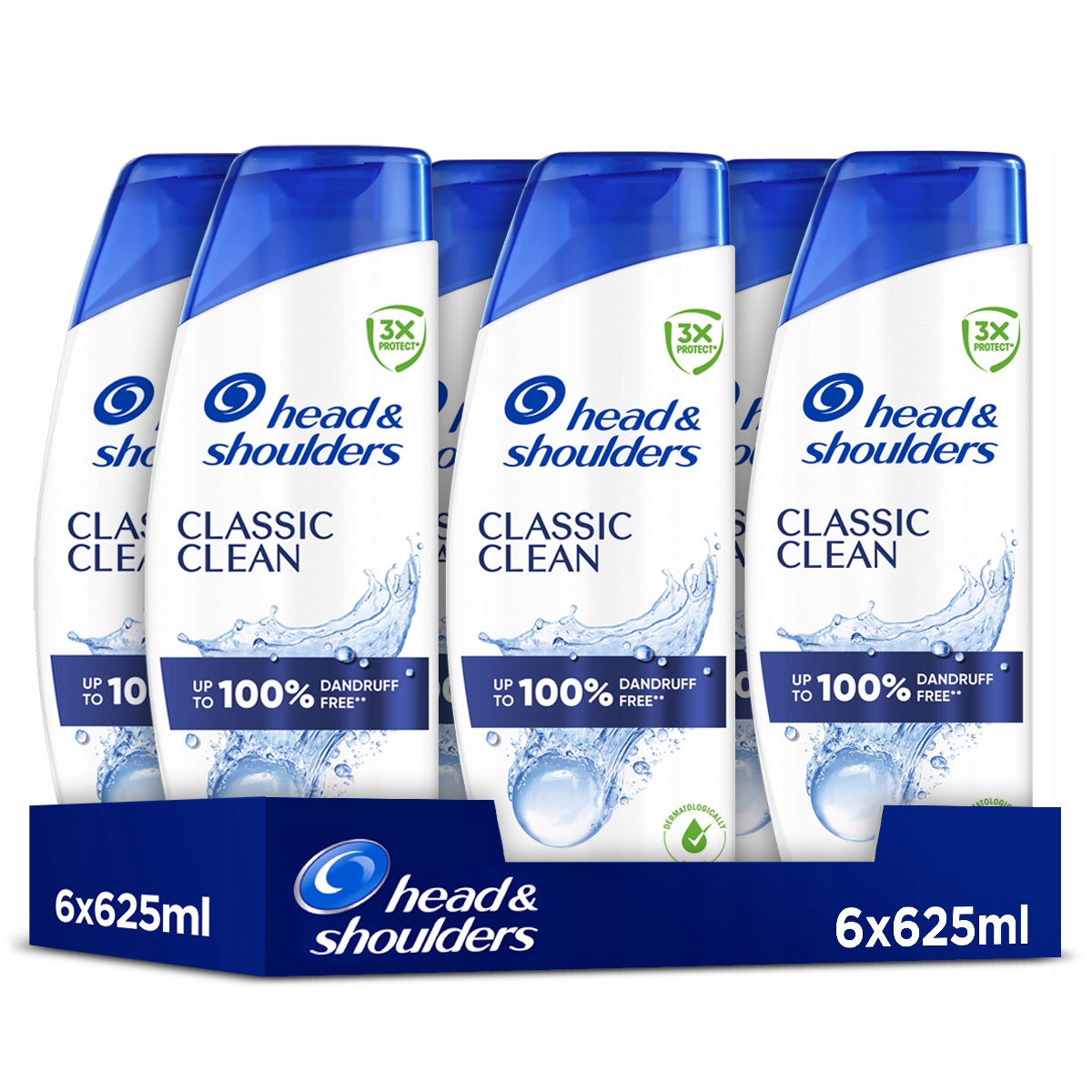 Head & Shoulders Classic Clean Szampon Przeciwłupieżowy 6x625 ml