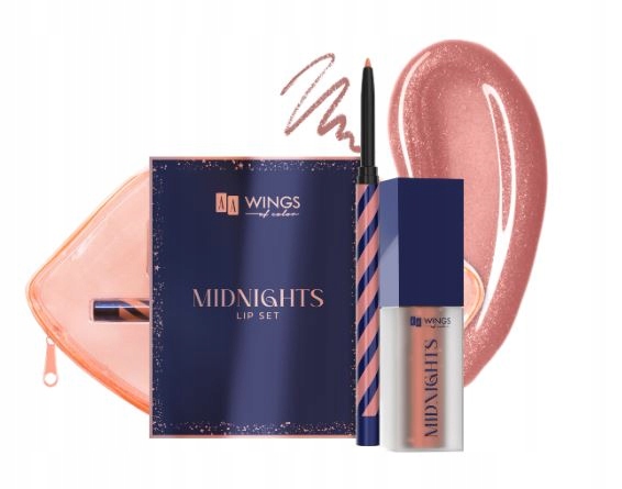 Aa Wings Of Color Midnights Sada na líčení rtů 01 Moon Beige
