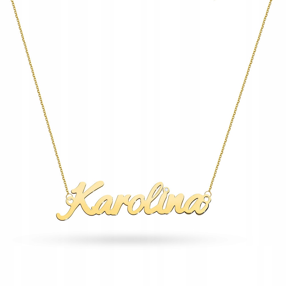 Zlatý Náhrdelník 585 Karolina s briliantem 0,005 ct