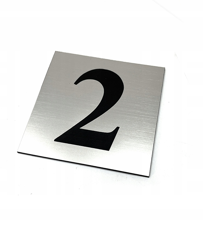 Numerek na drzwi, tabliczka, numer - 12 x 12 cm