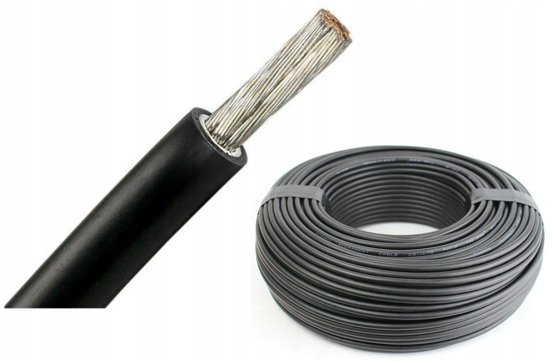 

Kabel Przewód Solarny DC 6mm2 MC4 Czarny