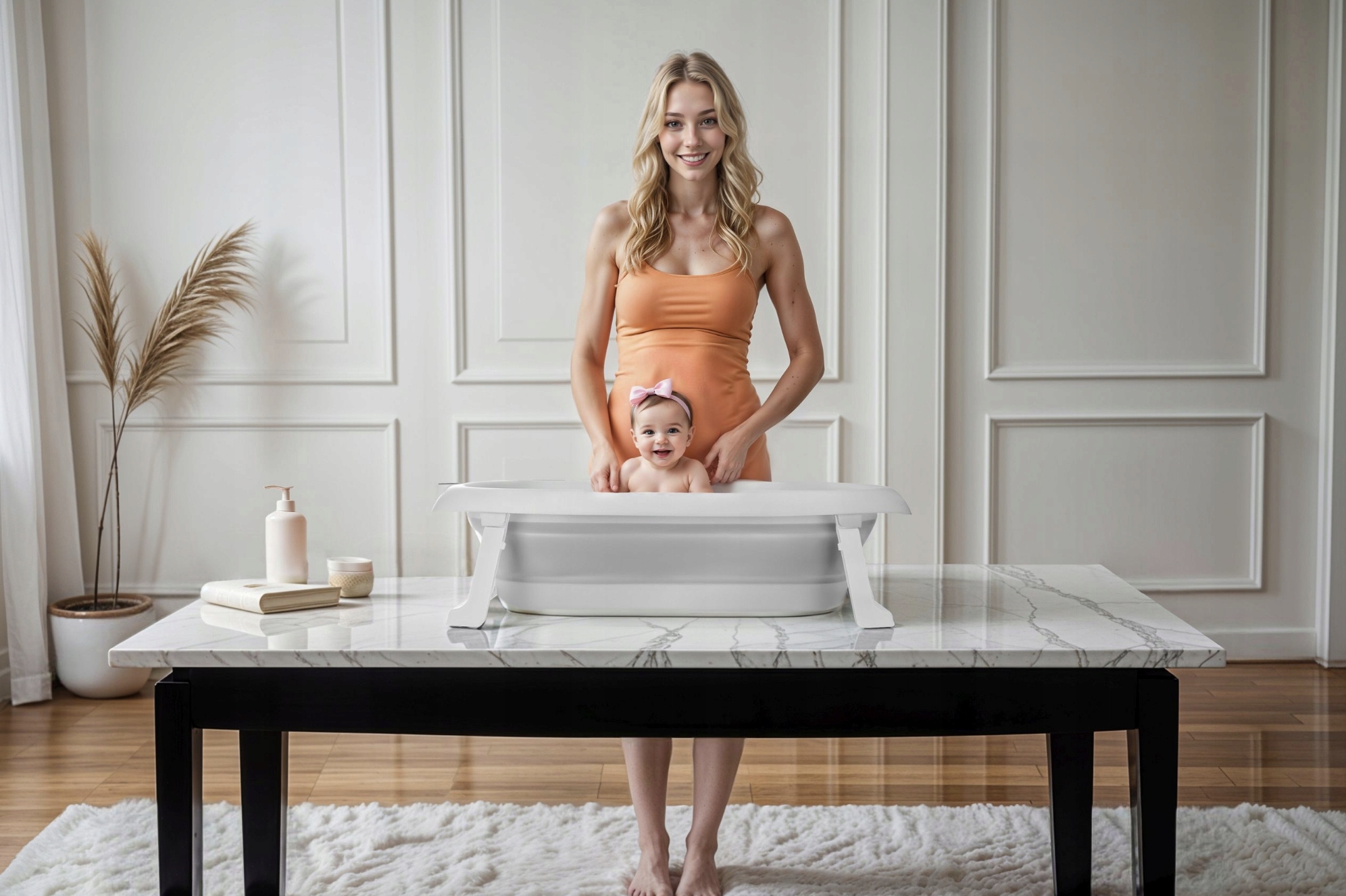 KŪDIKIO VONELĖ SULANKSTOMA KŪDIKIO TERMOMETRAS LCD PAGALVĖ Originali pakuotė