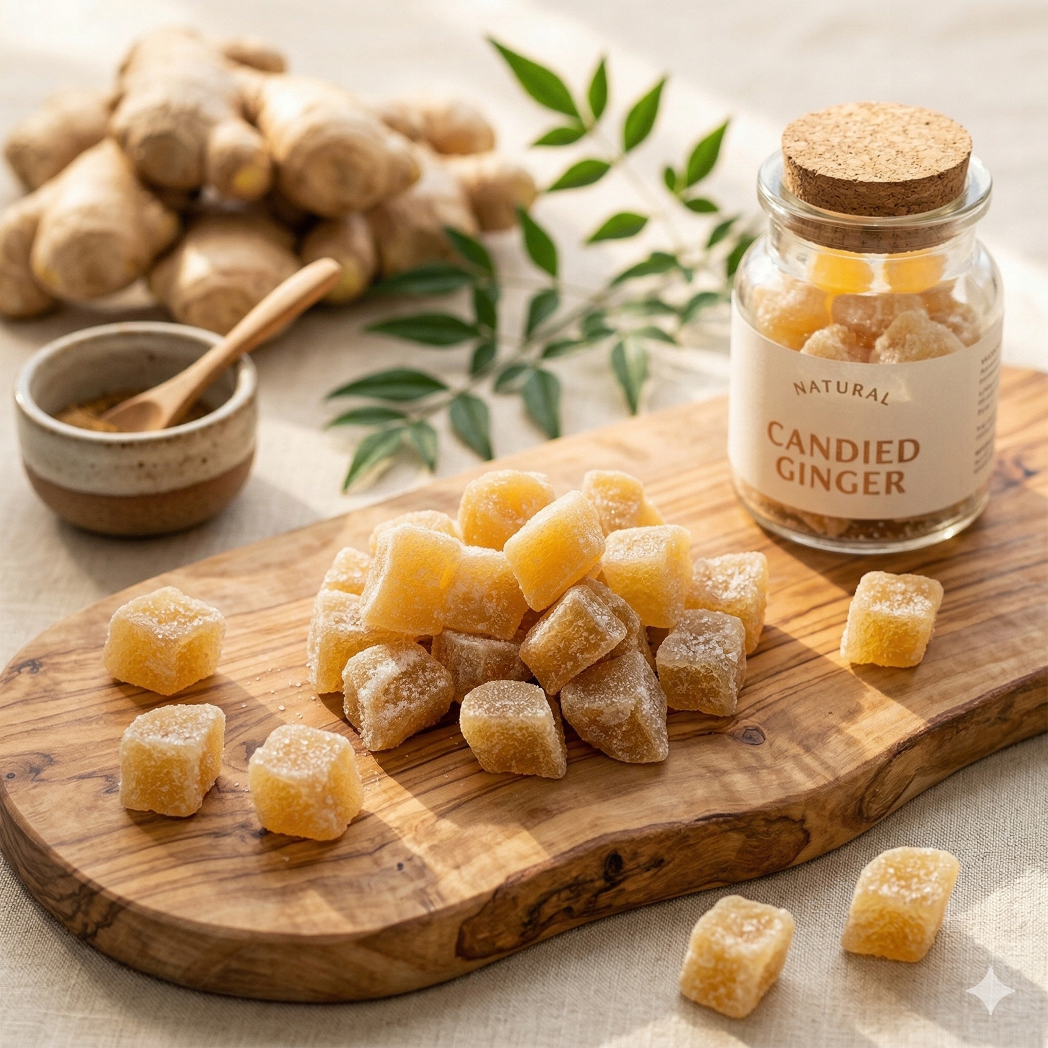 Zázvor Sušená kandovaná kostka 15x20 mm 5 kg|Hřejivý a aromatický