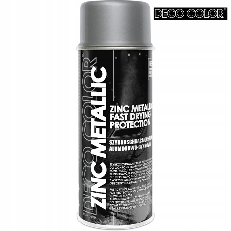 

Deco Color Lakier Farba Spray Cynk Matlic 400ml