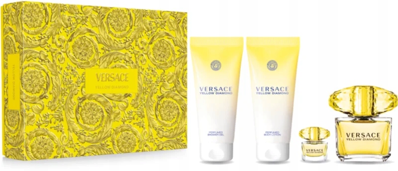 Sada Versace Žlutá Diamantová Edt (90 ML 100 ML 100 ML 5 ML)