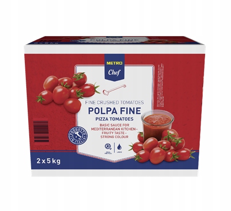 Levně Metro Chef Rajčatová polpa 2 x 5 kg