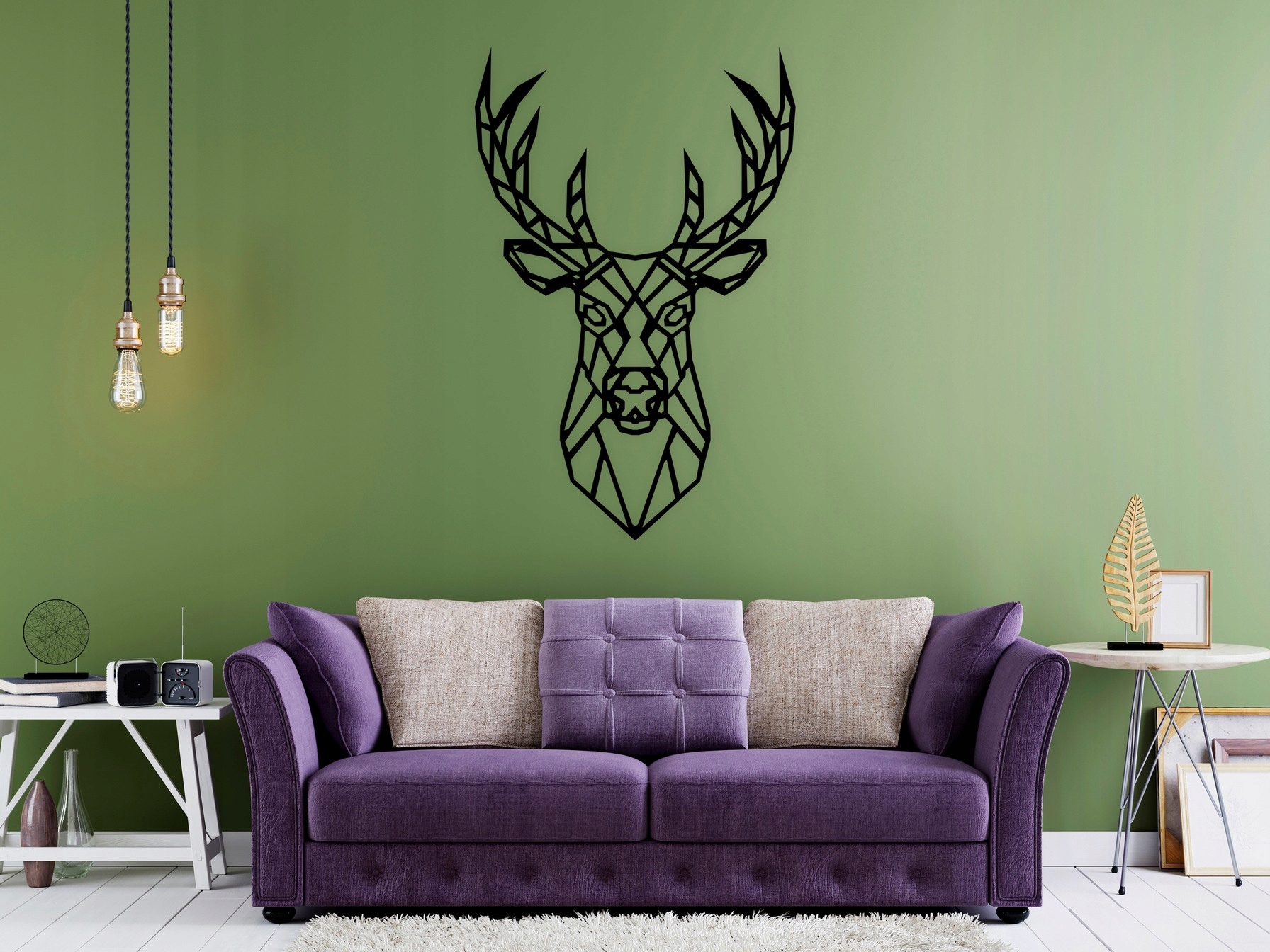 Dekoracja ścienna A48 JELEŃ 55x36 cm obraz Marka inna