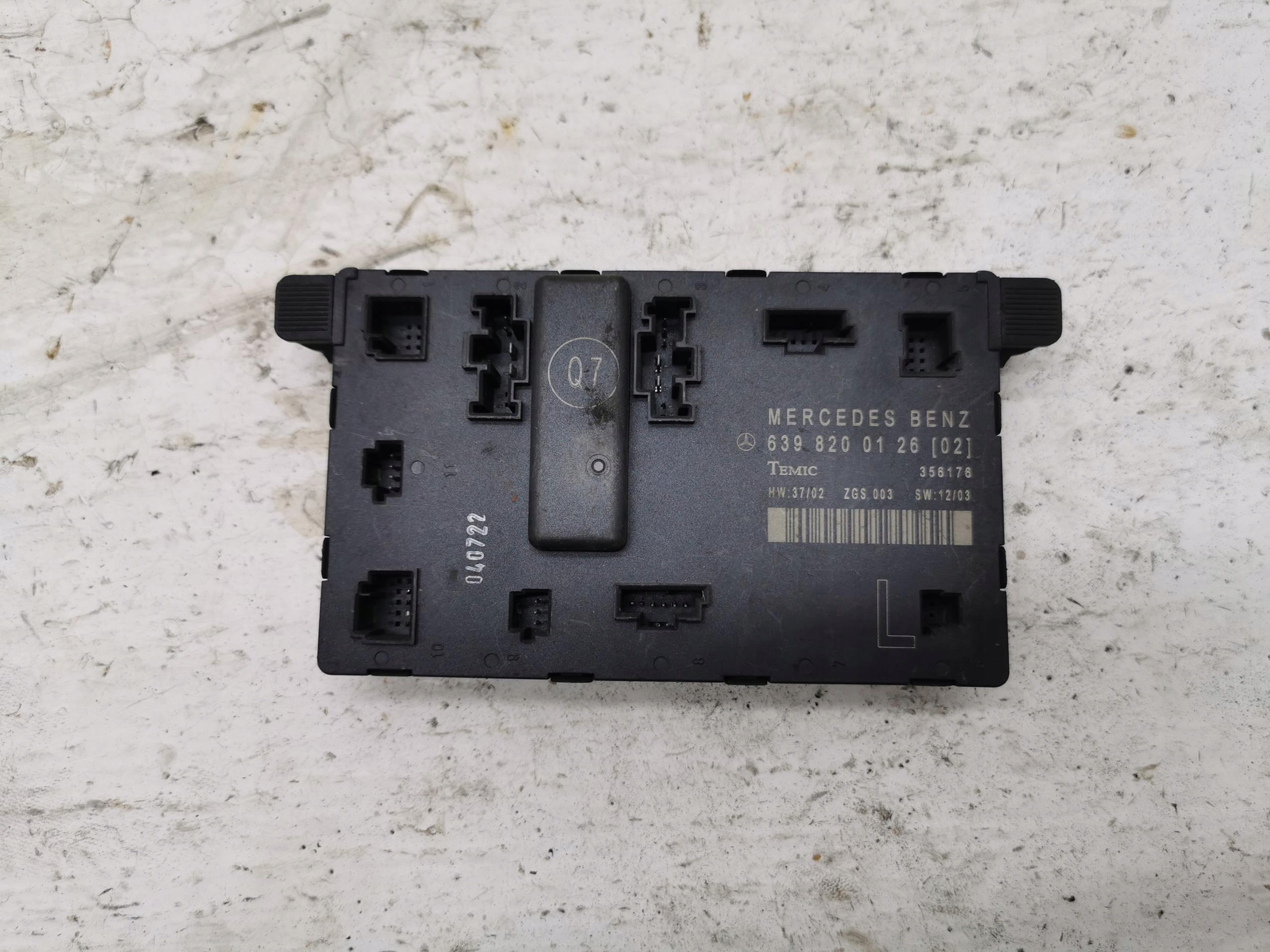 module control unit door MERCEDES VITO W639 03-10