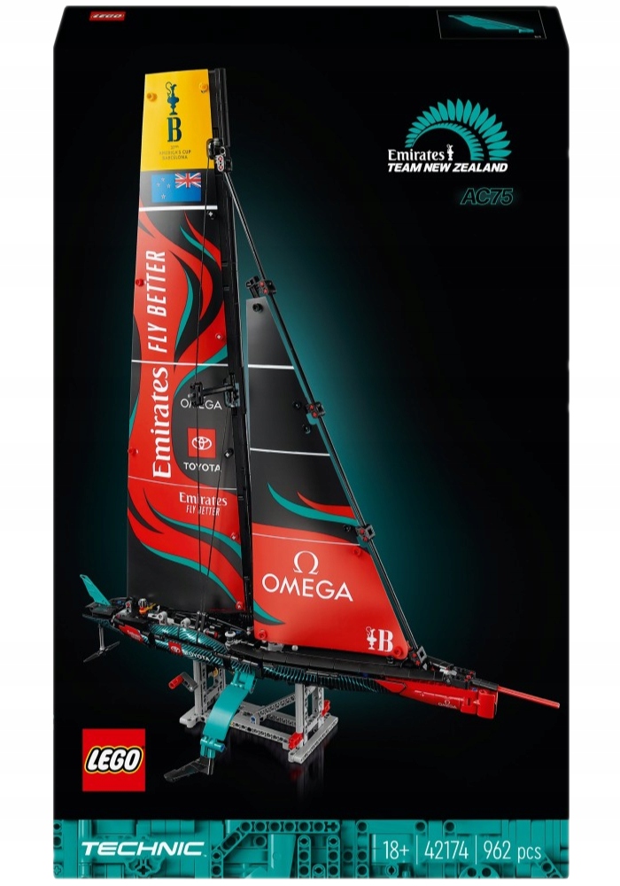 Lego Technic Jacht Emirates Team New Zealand AC75 42174