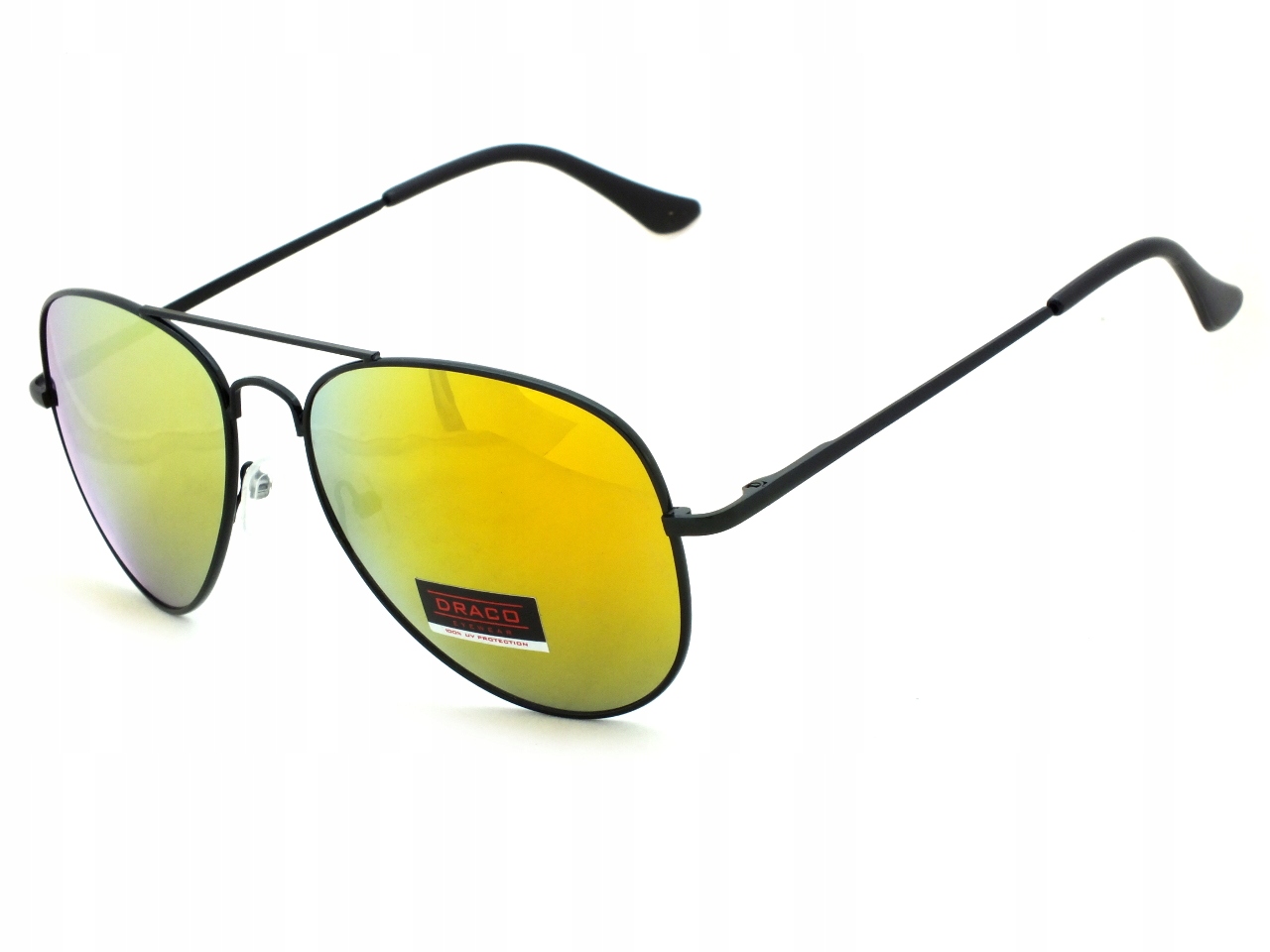 Okulary Słoneczne Lustrzanki Metalowe Sportowe uV