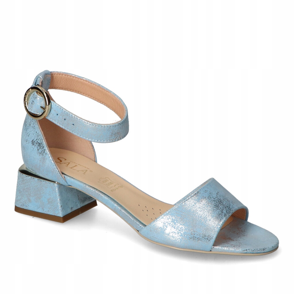Sandály Sala 9777/1167 Modrá/Stříbrná lico 37