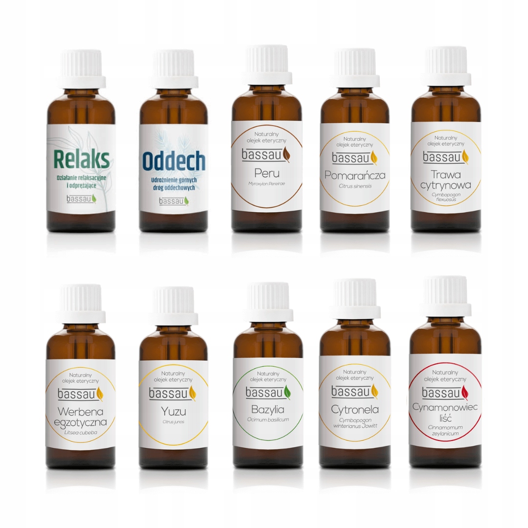 

Zestaw Olejków Do Sauny Bassau 10 Sztuk 15ml