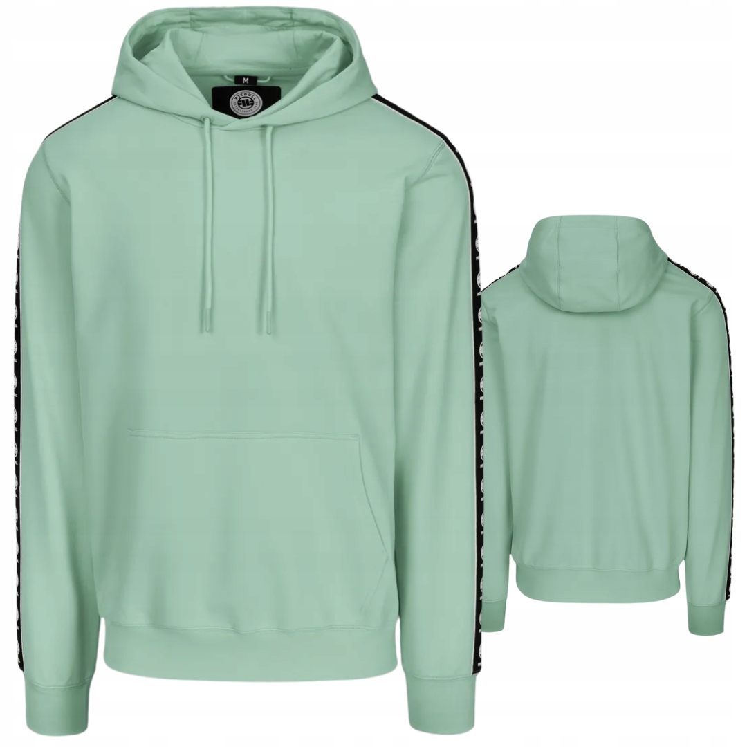 Pitbull West Coast Pánská Mikina S Kapucí Tape Nugget Mátová 3XL