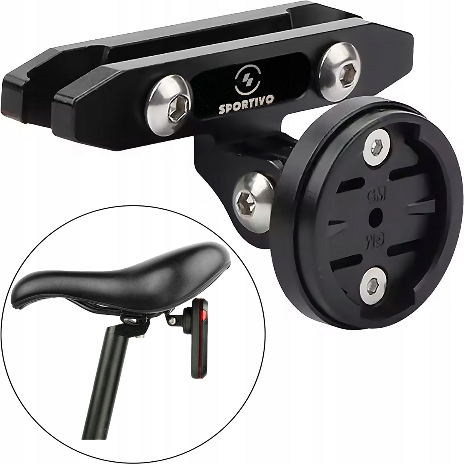 Regulowany uchwyt pod siodło do radaru lampki Garmin Varia Rtl Magene L508