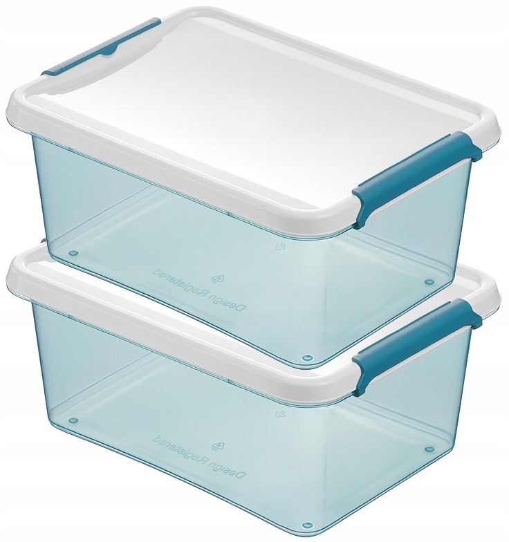 

Pojemniki na żywność plastikowe 1600ml 2 sztuki