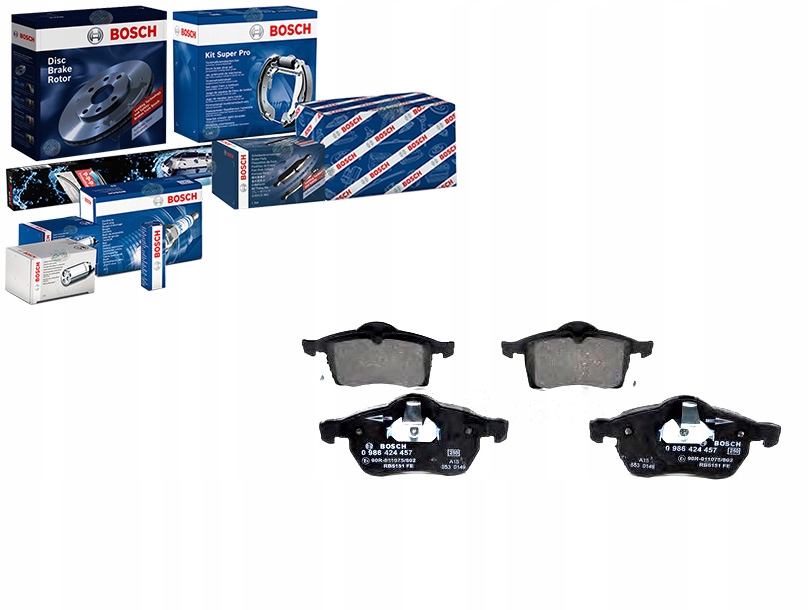 Brzdové Destičky Opel Přední Astra G Zafira A Bosch Sada řidiče #35