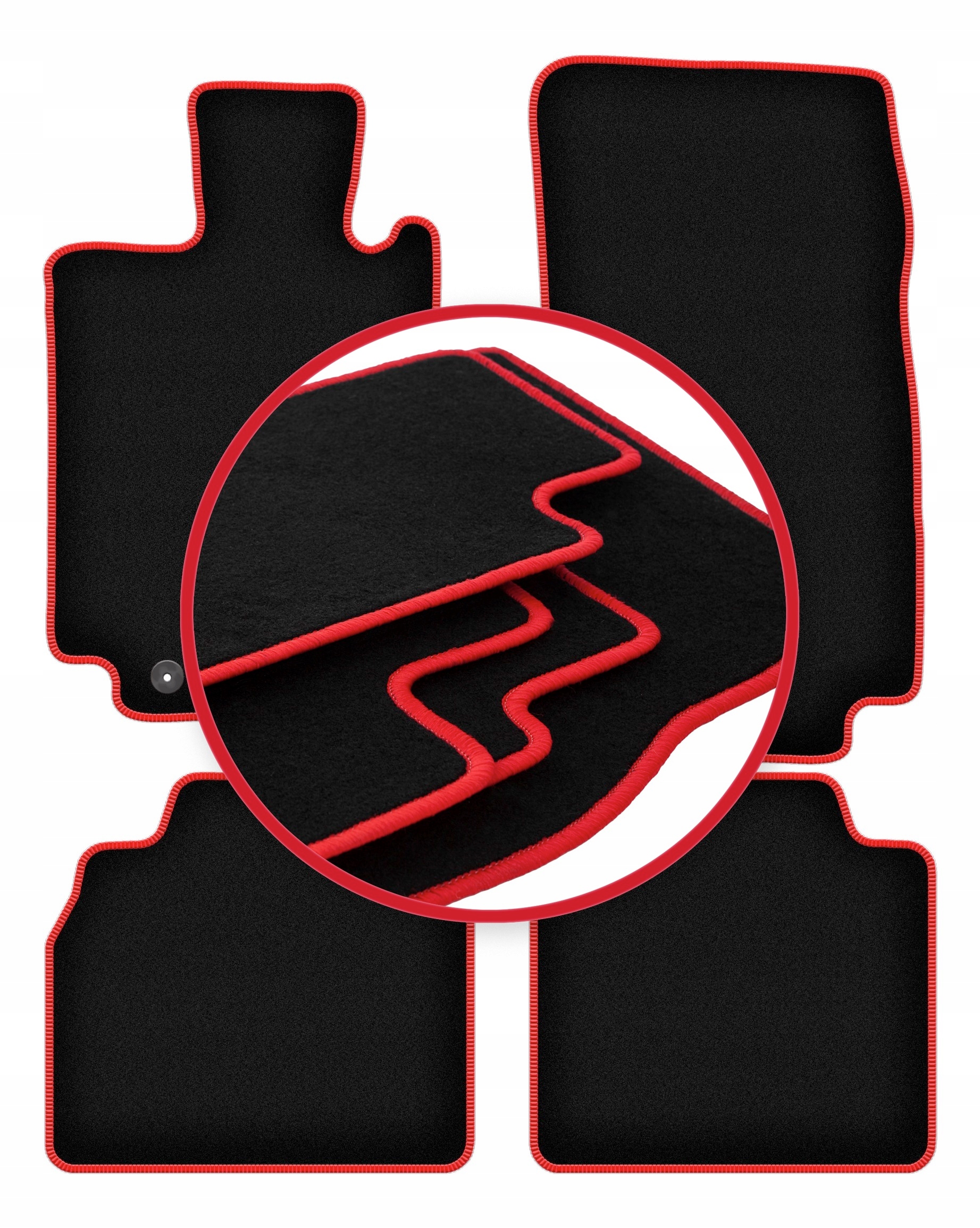 Automobilové velurové koberce Lux pro Mercedes S W220 long (1998-2005)