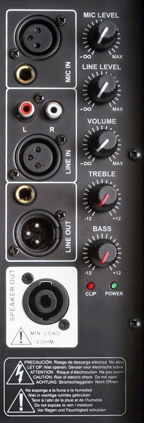 Kolumna aktywna AP1200A 600W Vonyx LINE MIC Moc znamionowa RMS 300 W