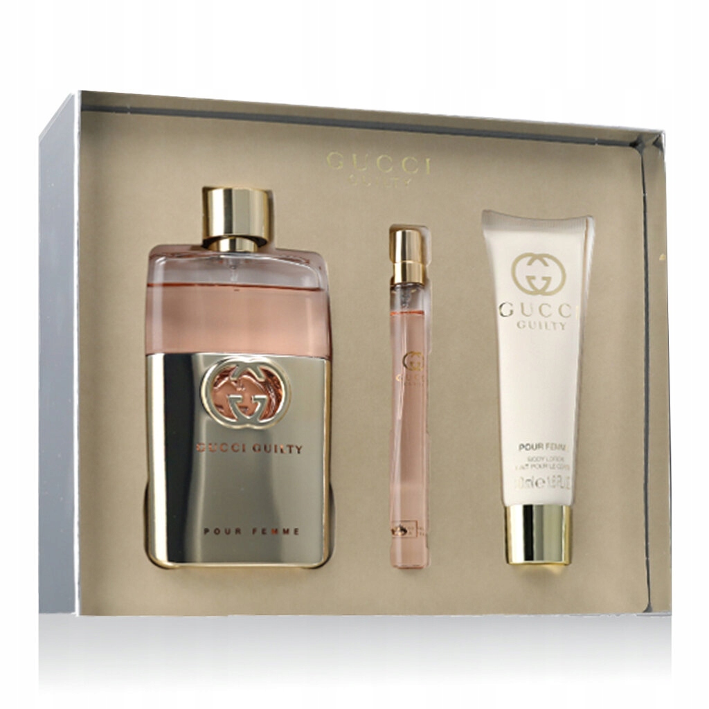 Gucci Guilty Pour Femme Edt 90 ml Edt Mini 10 ml Bl 50 ml W