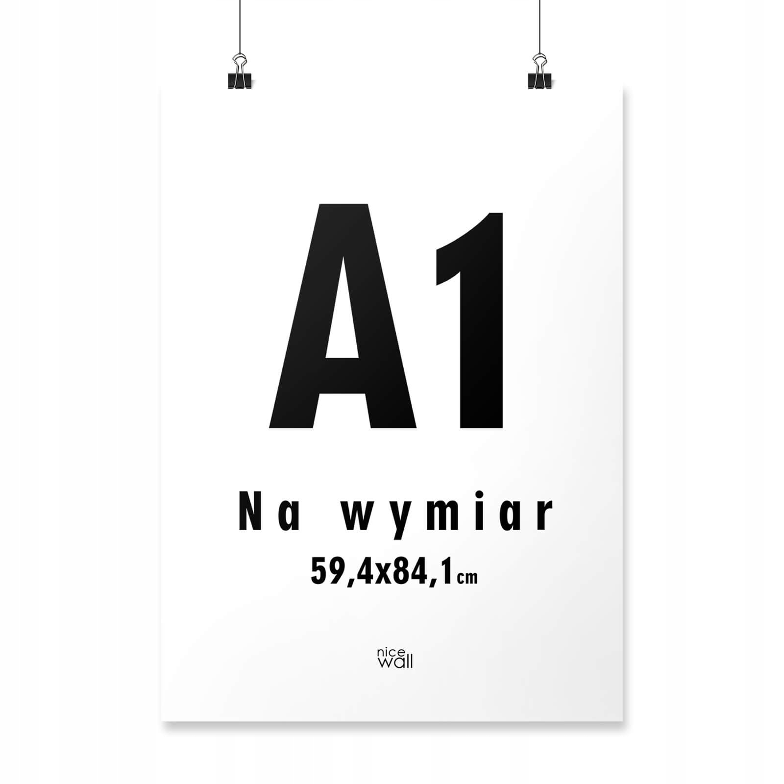 

Plakat A1 59,4x84,1 cm Wydruk cyfrowy papier 200g