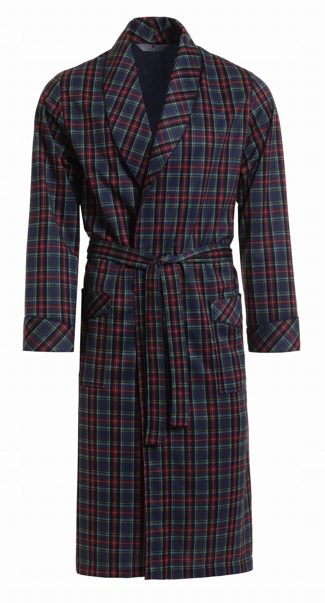 

Cienki szlafrok męski w kratkę RE-502 56300 - L