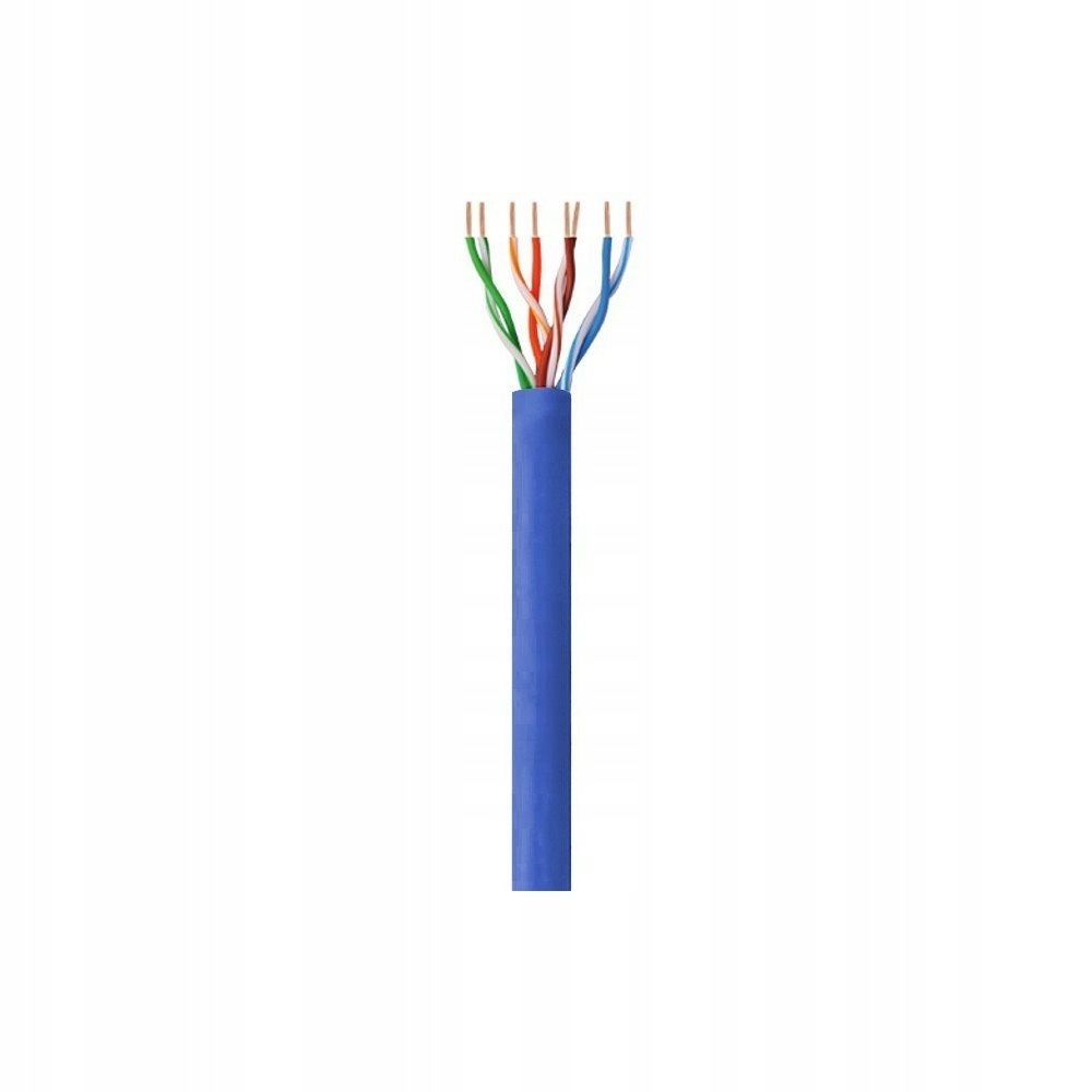Instalační kabel kroucený Utp Cat6 4x2 drát Cca 305 m modrý