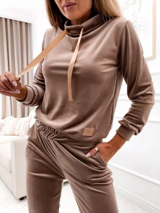 KOMPLET DRES WELUROWY PREMIUM GLORIA rozm M Rozmiar M