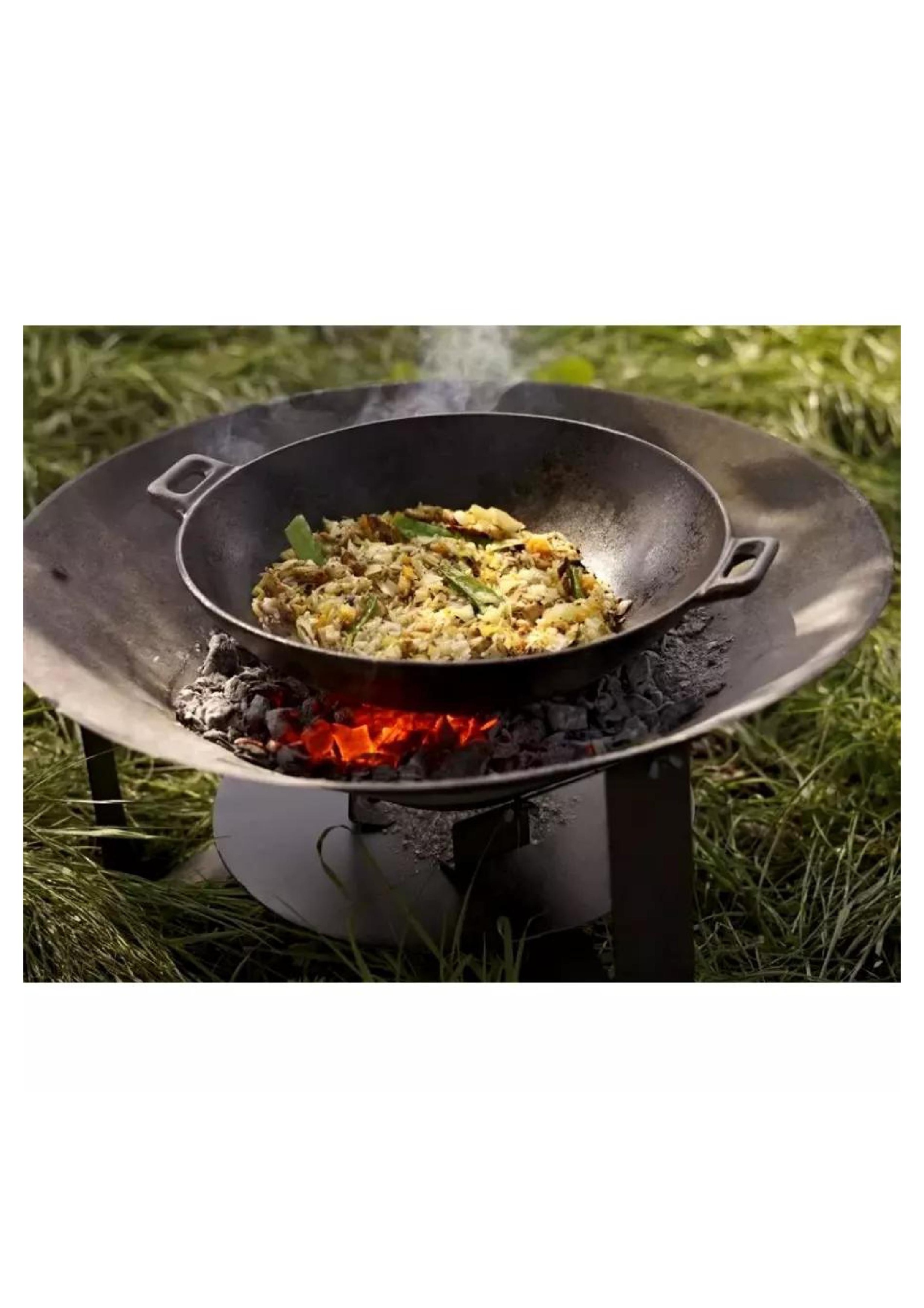 WOK ŻELIWNY 50 cm XXL Patelnia żeliwna GIGANT Kod producenta 15700