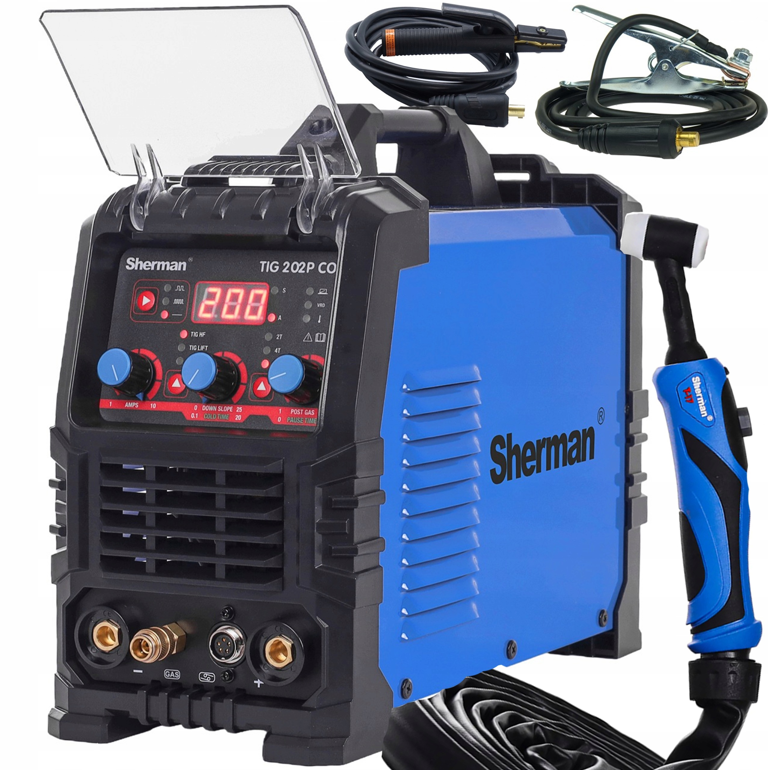 Invertorová svářečka Tig Sherman 202P Cold Mma Hf 200A Igbt Vrd