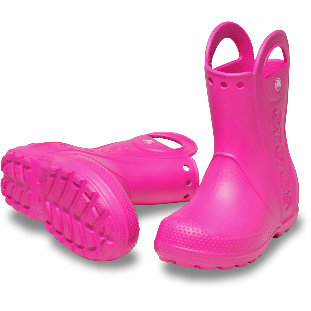 Crocs Kalosze Dziecięce Lekkie Wodoodporne Gumowce Handle Rain Boot 32-33