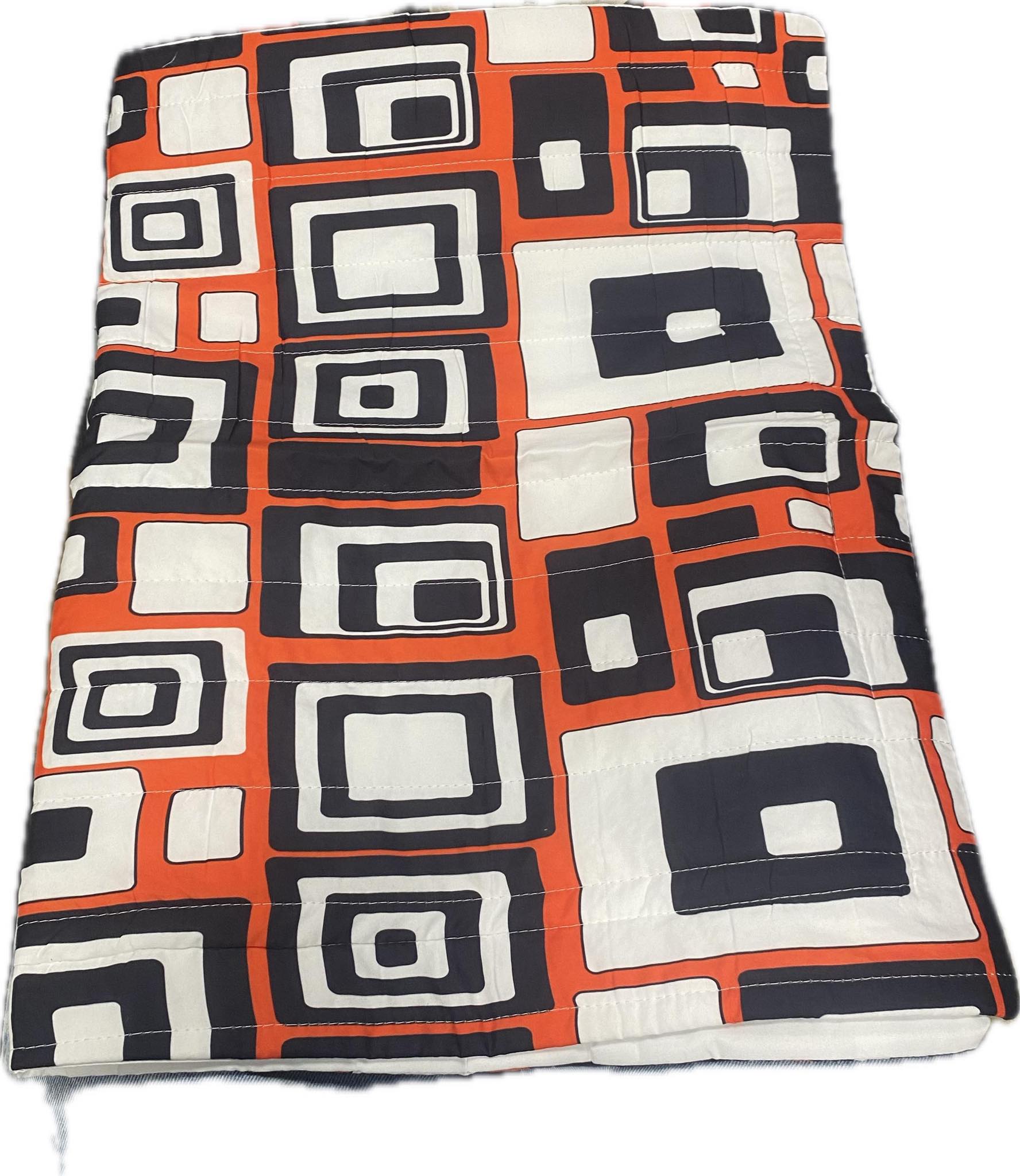 Dekorativní přehoz na postel polyester 220 x 220 cm abstraktní Abakuhaus