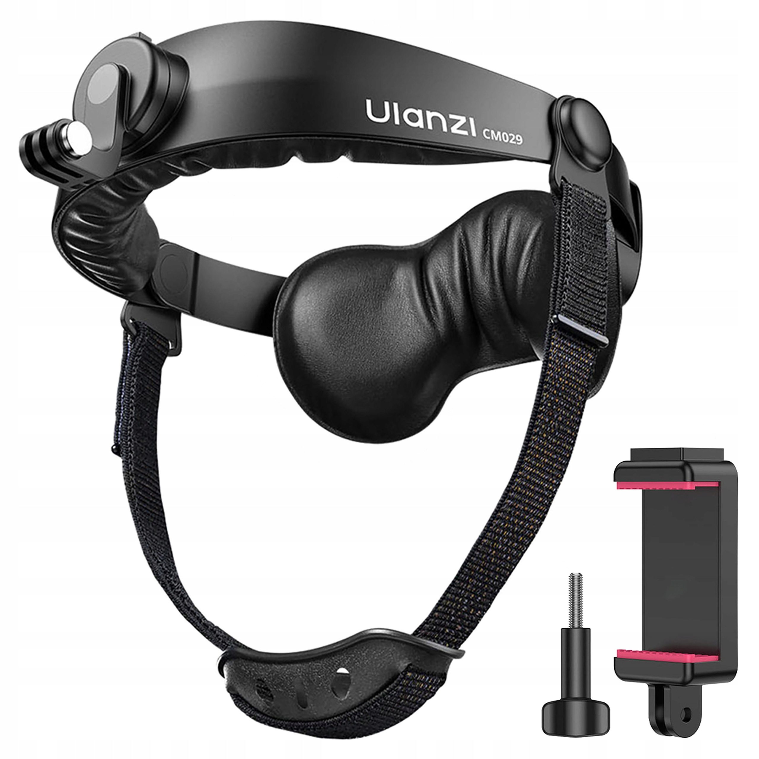 Držák pro upevnění na hlavu sportovních kamer GoPro, telefon Pov Ulanzi CM029