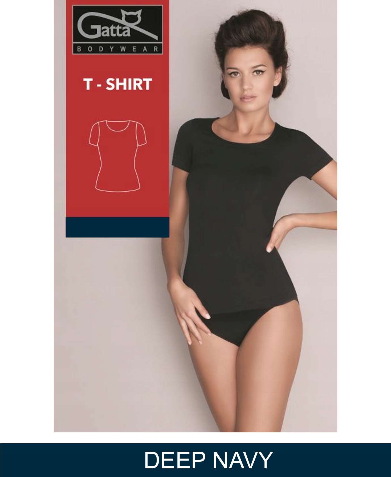 

Gatta Koszulka T shirt damski 60den S/Deep Navy