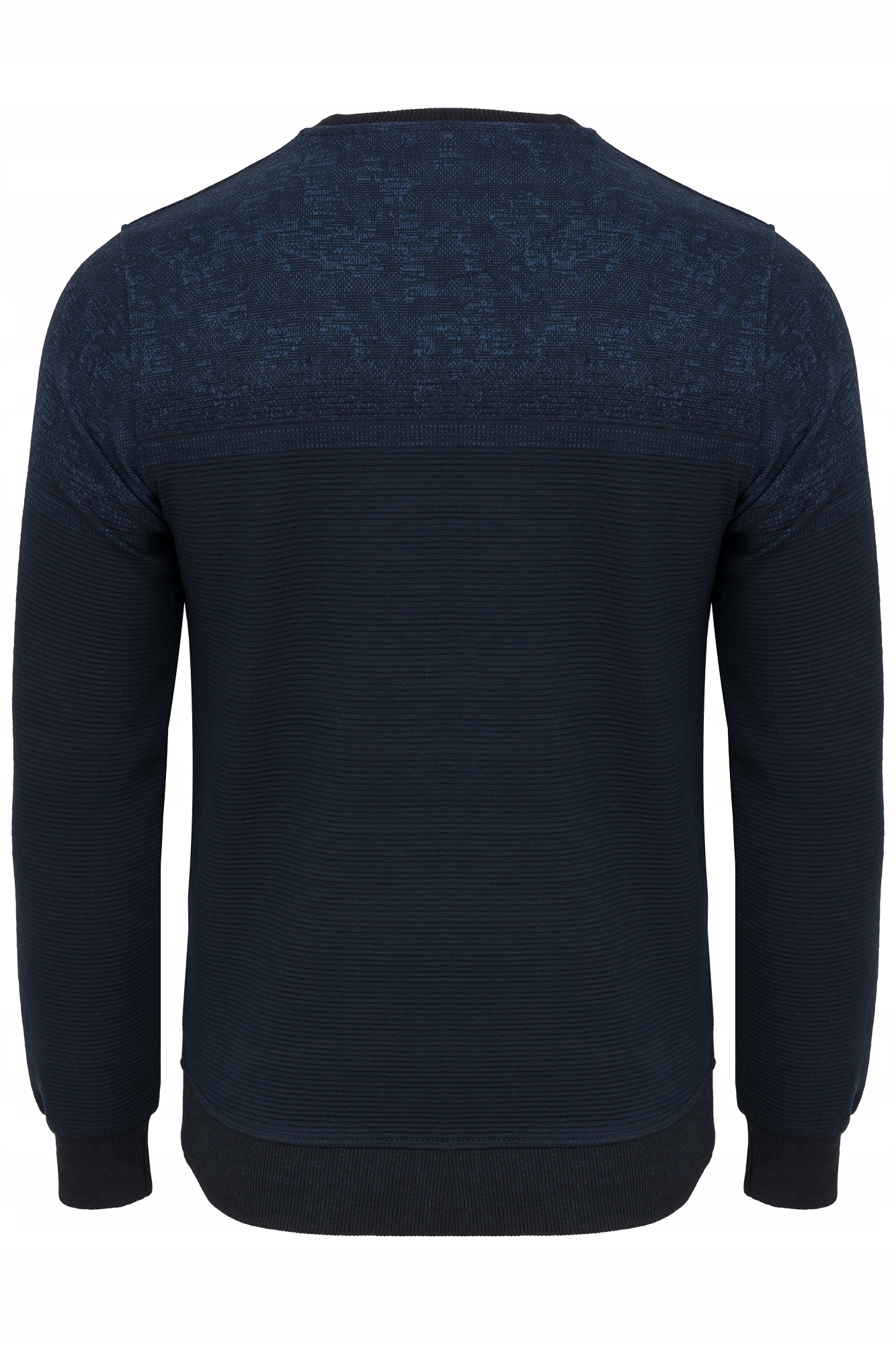 BLUZA MĘSKA GRANATOWA WZÓR PRĄŻĘK ŚCIĄGACZ: L Rozmiar L