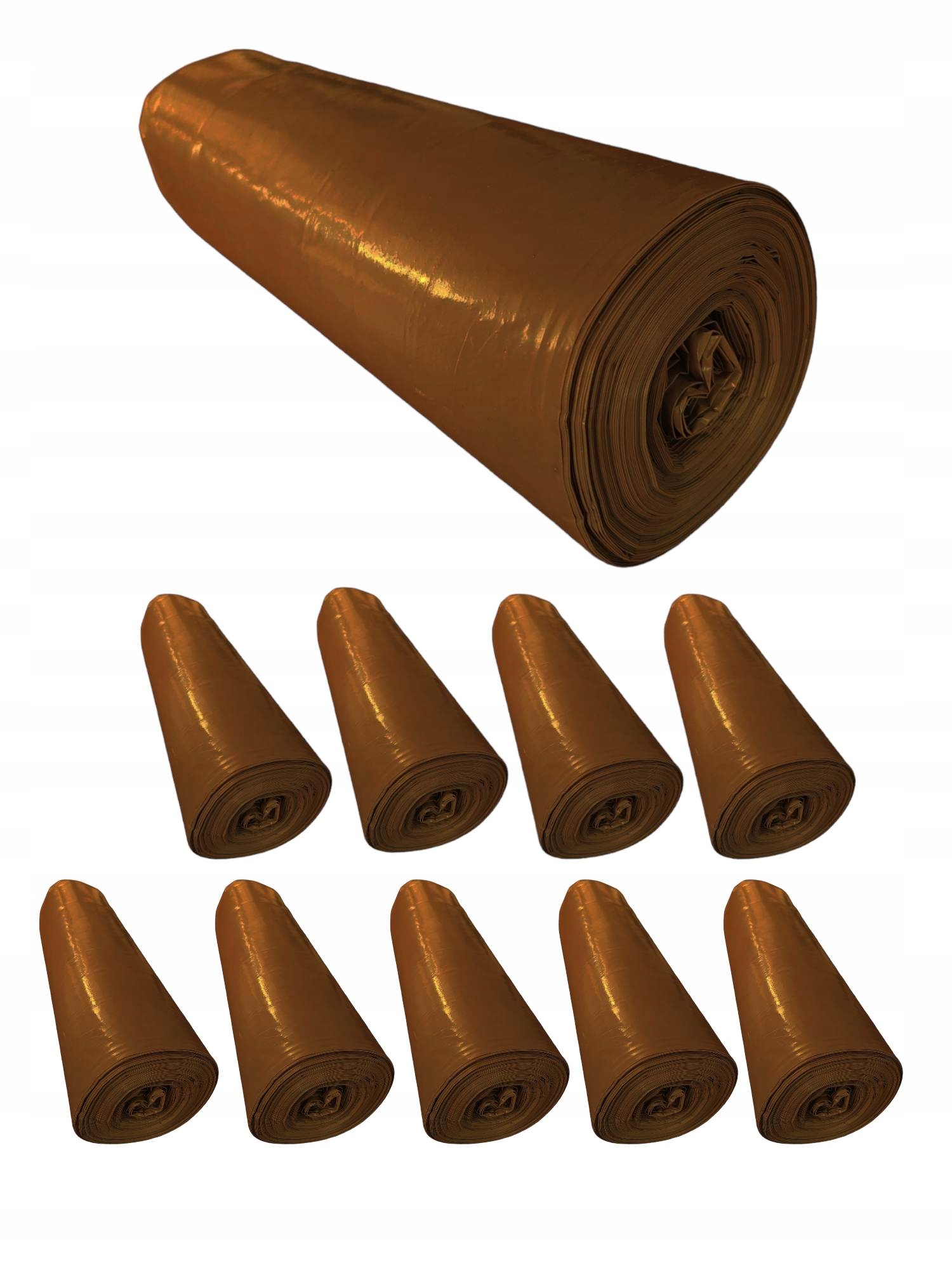 

Worki Na Bioodpady Śmieci Brązowe 240L X 100 Sztuk