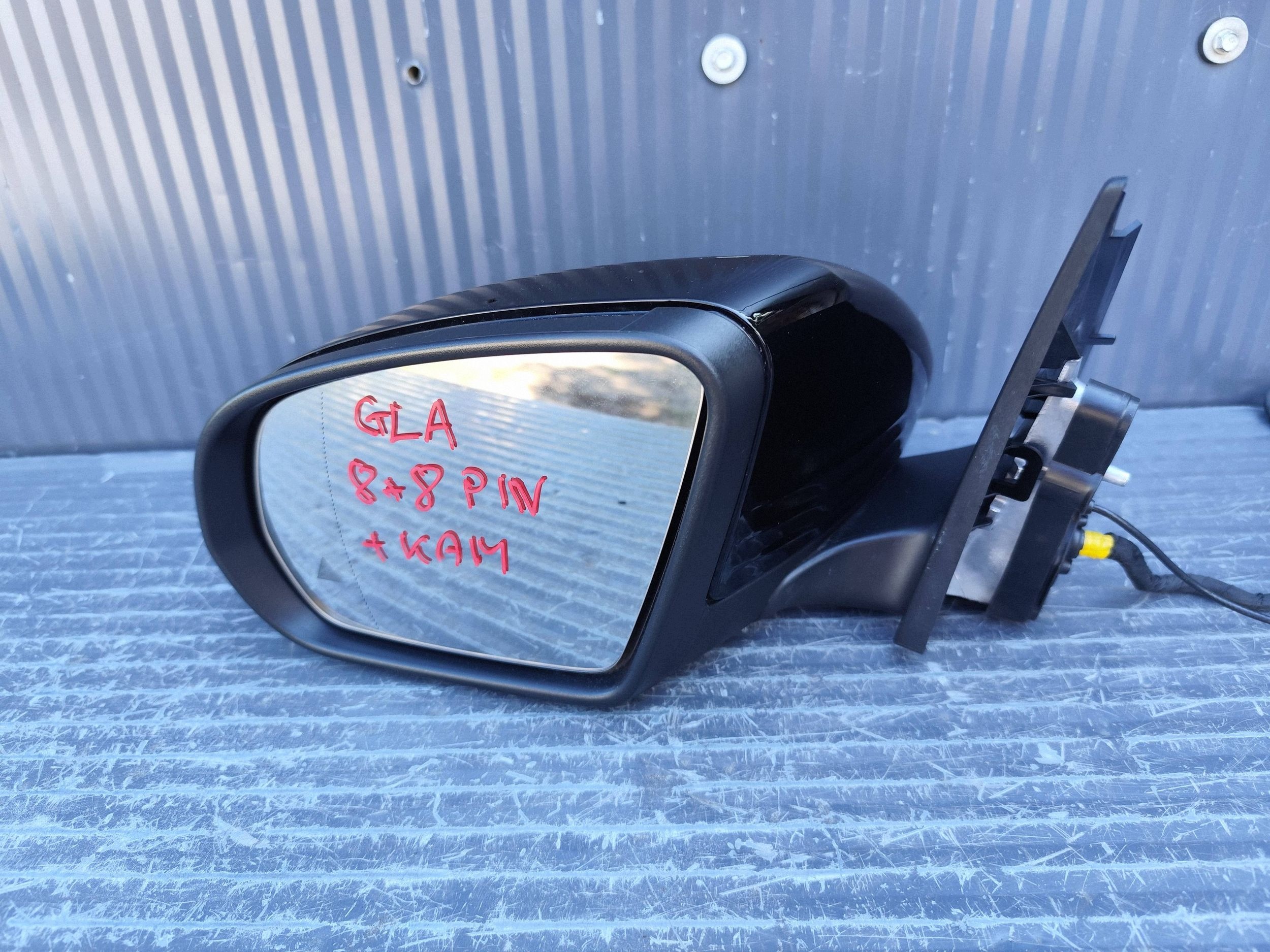 MERCEDES GLA 247 LIFT mirror left 8+8 PIN 16 PIN KAMERA complete